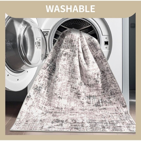 Area Rug 3x5 ft Washable Rugs - Picture 3 of 4